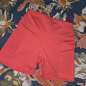 Yogalicious Coral Bike Shorts